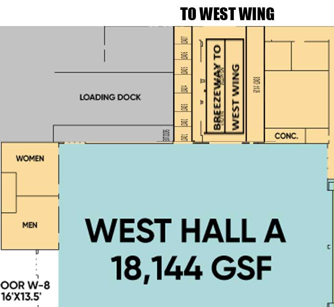 Kentucky Expo Center Breezeway Map